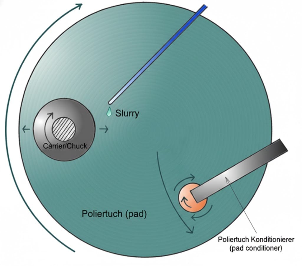 Der entscheidende Wert der chemisch-mechanischen Planarisierung (CMP) in der Halbleiterfertigung der dritten Generation