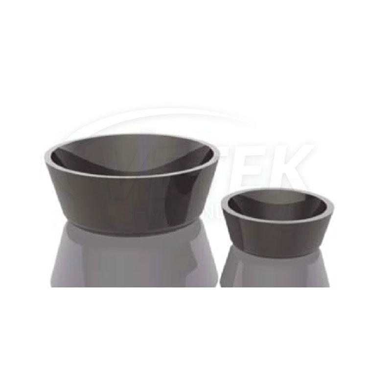 Glasible Carbon beschichtetes Graphit Crucible